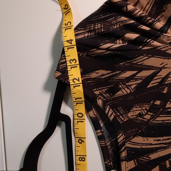 Anne Klein, Bamboo Print Dress, Size PS - Picture 4 of 10